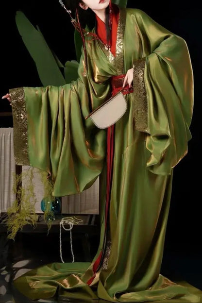 Ensemble Hanfu de la période des Royaumes Combattants 战国 - "Shenming" - HanWen Shop