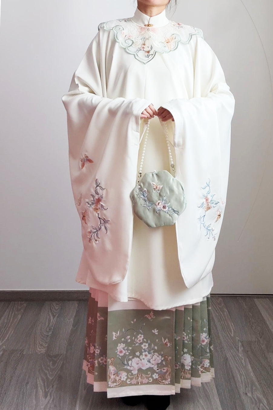 Ensemble Hanfu de la dynastie Ming 明 - "Fuyao" - HanWen Shop