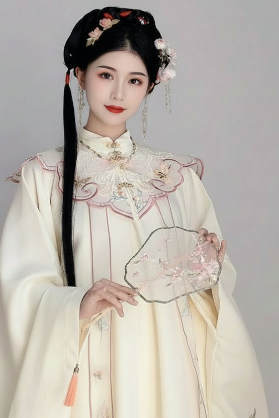 Ensemble Hanfu de la dynastie Ming 明 - "Fuyao" - HanWen Shop