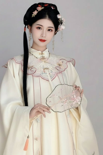 Ensemble Hanfu de la dynastie Ming 明 - "Fuyao" - HanWen Shop