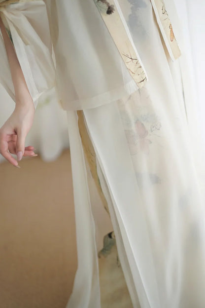 Ensemble Hanfu moderne inspiré du style Song - HanWen Shop