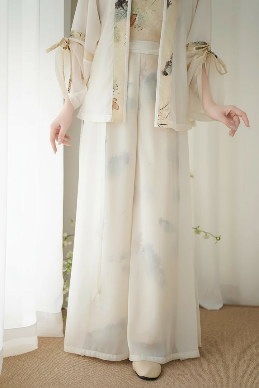 Ensemble Hanfu moderne inspiré du style Song - HanWen Shop