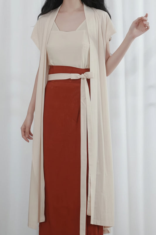 Gilet long – Inspiration Dynastie Song - HanWen Shop