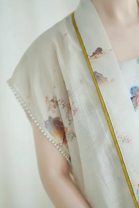 Gilet moderne inspiré du style Song - HanWen Shop