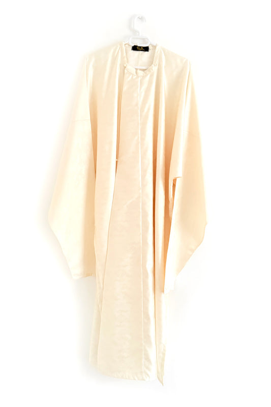 Hanfu de la dynastie Tang 唐 - Robe à col rond blance - HanWen Shop