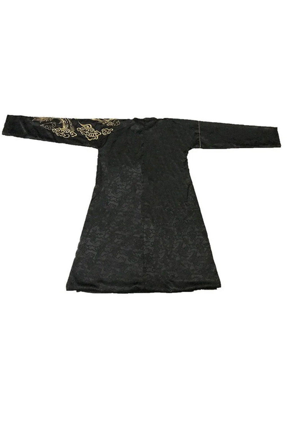 Hanfu de la dynastie Tang 唐 - Robe noir et or brodé - HanWen Shop