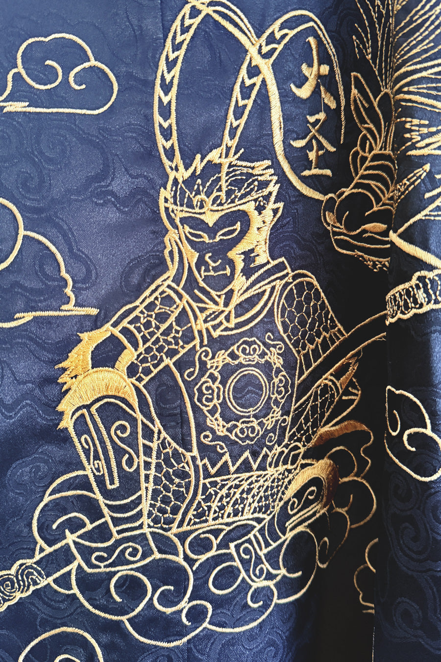 Hanfu de la dynastie Tang 唐 - Robe noir et or brodé - HanWen Shop