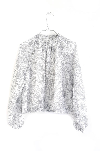 Hanfu moderne - Blouse chinoise en mousseline -HanWen Shop