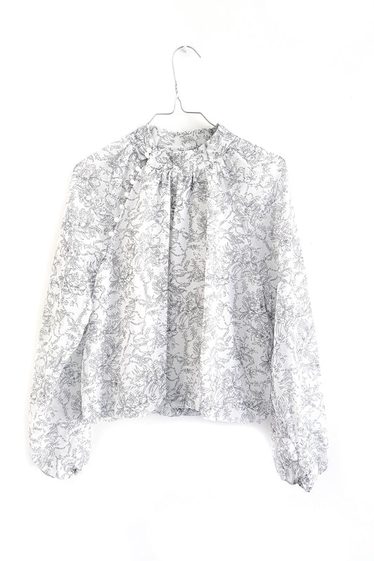 Hanfu moderne - Blouse chinoise en mousseline -HanWen Shop