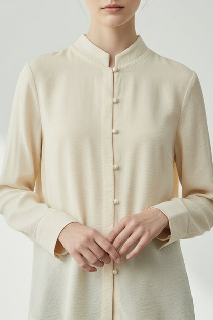 Hanfu moderne - Chemise Premium Minimaliste - HanWen Shop