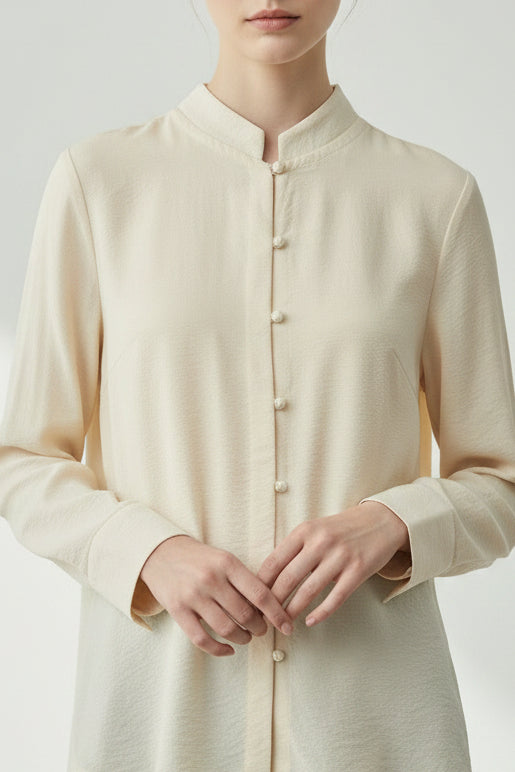 Hanfu moderne - Chemise Premium Minimaliste - HanWen Shop