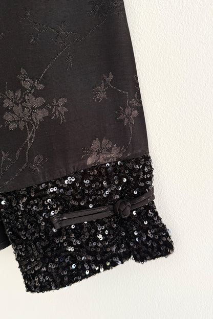 Hanfu moderne - Chemisier en jacquard - HanWen Shop
