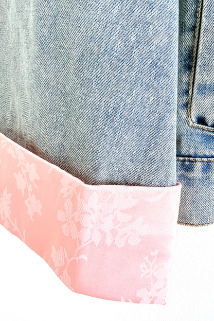 Hanfu moderne - Veste en Jean avec broderie - HanWen Shop