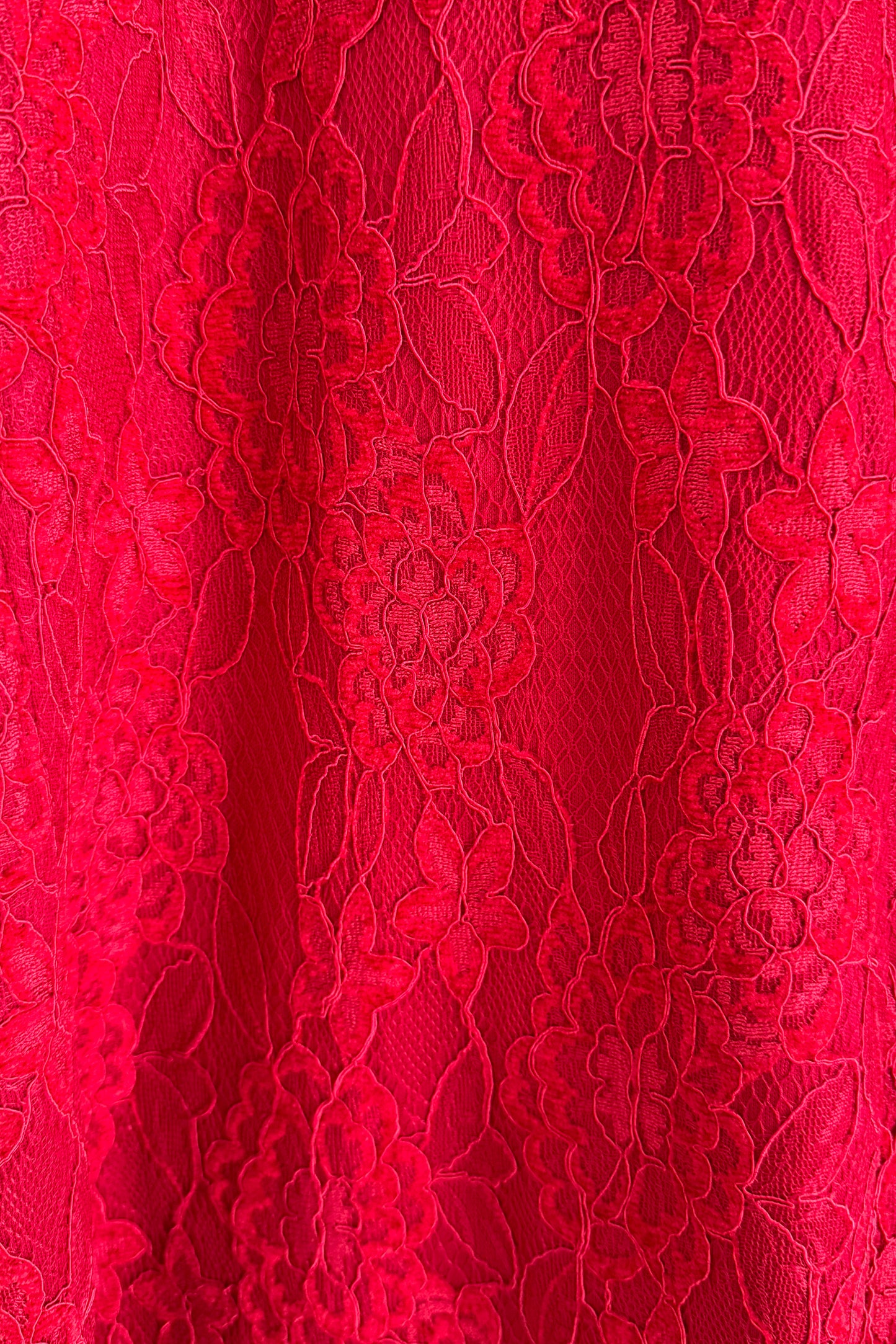 Qipao du style République de Chine 民国 - en dentelle rouge - HanWen Shop