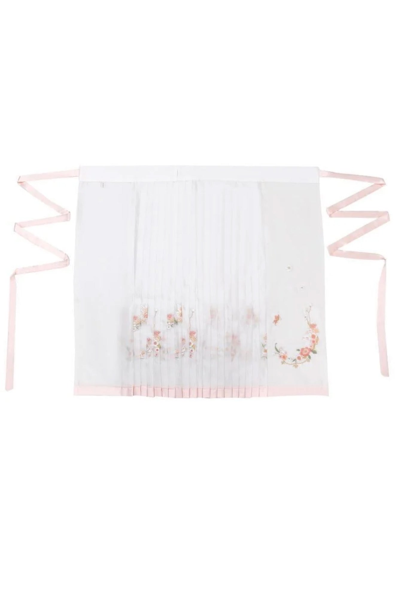 Jupe du Hanfu de la dynastie Song 宋 - À cent plis broderies - HanWen Shop