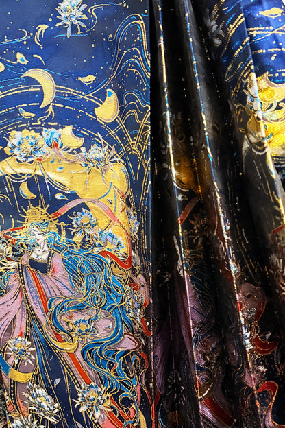 Mamian Qun du Hanfu de la dynastie Ming - Jupe "Luna" - HanWen Shop