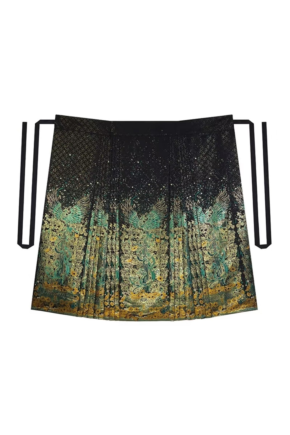 Mamian Qun du Hanfu de la dynastie Ming - Jupe "Arbre aux Pièces en Bronze" -HanWen Shop