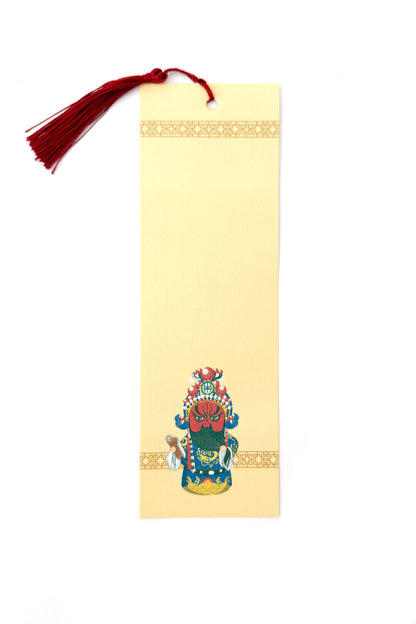 Marque-page unique personnalisé de calligraphie chinoise - Opéra de Pékin