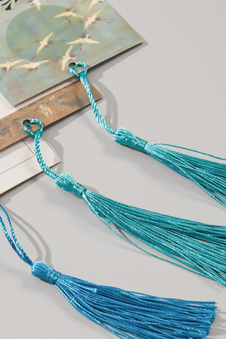 Marque-page unique personnalisé de calligraphie chinoise - Fleurs et Paysages - HanWen Shop