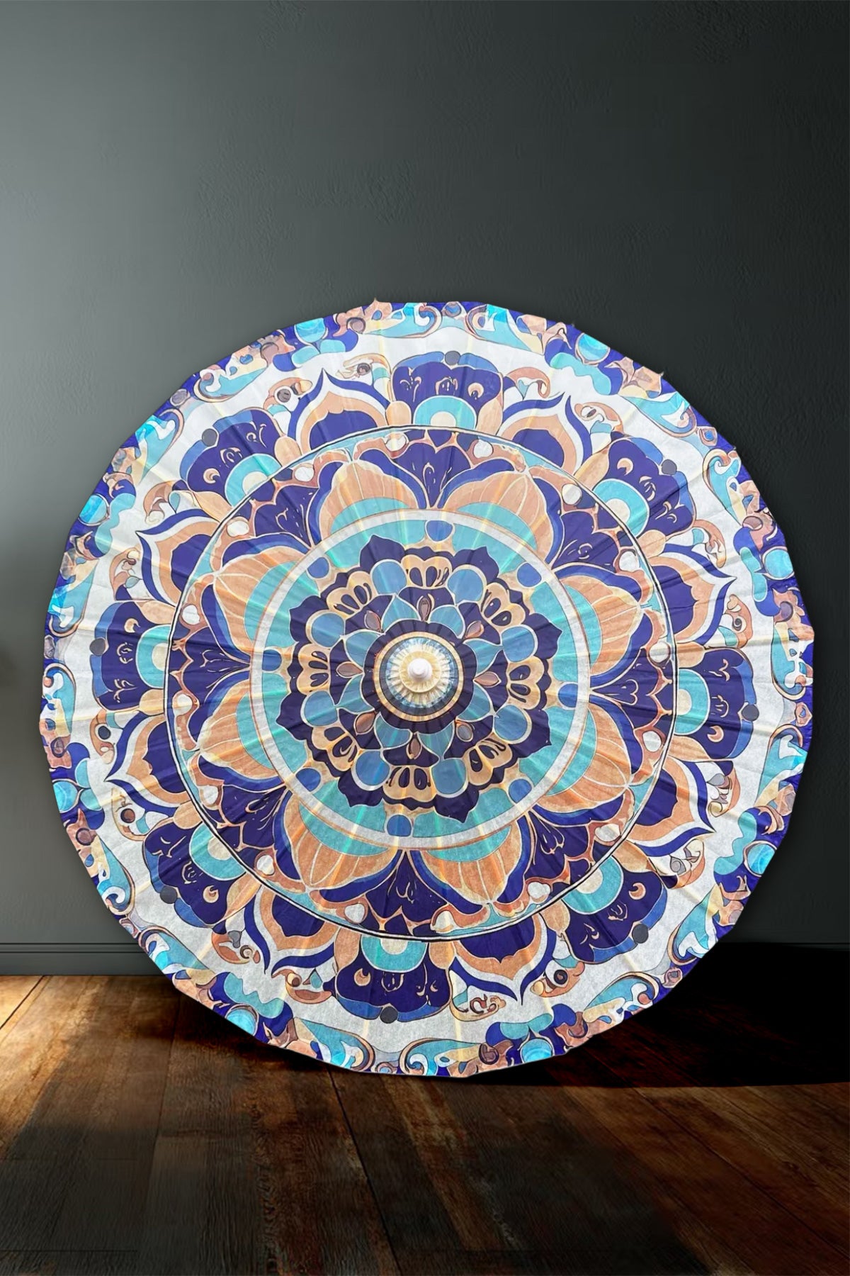 Ombrelle chinoise en papier à l'huile - Collection "Mandala de Dunhuang" - HanWen Shop