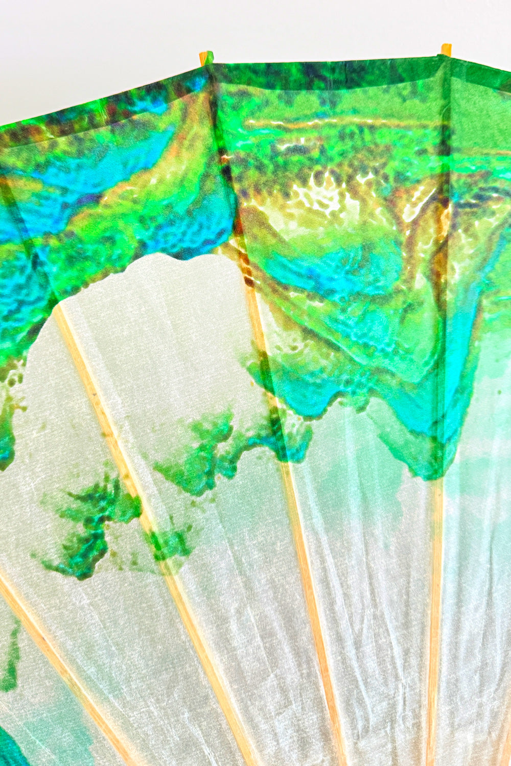 Ombrelle chinoise en papier à l'huile - Monts et Merveilles - HanWen Shop