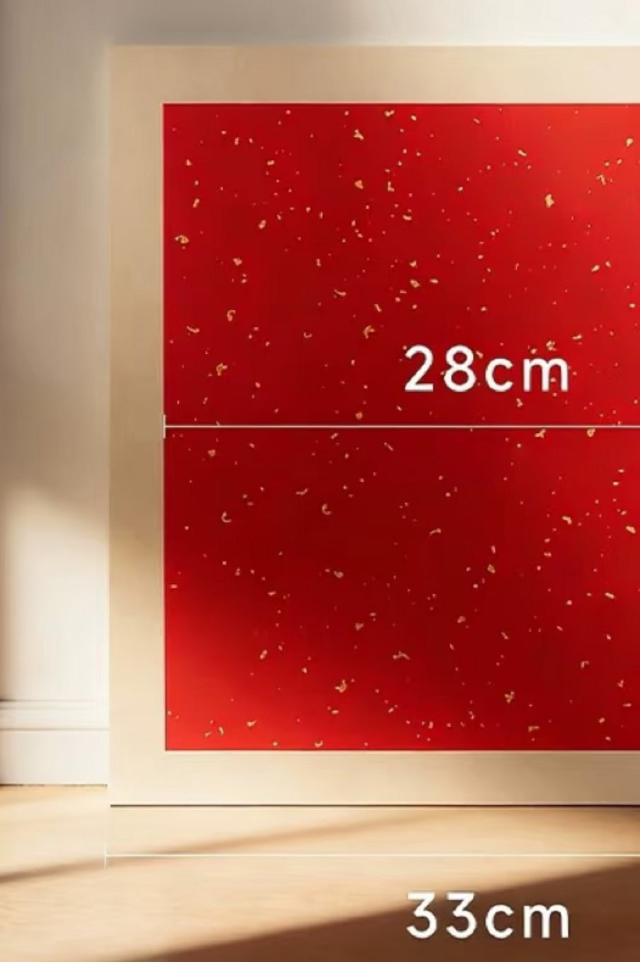 Papier Xuan raffiné avec cartonné épaissi - Grand et Rouge - HanWen Shop