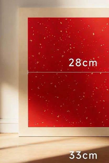 Papier Xuan raffiné avec cartonné épaissi - Grand et Rouge - HanWen Shop