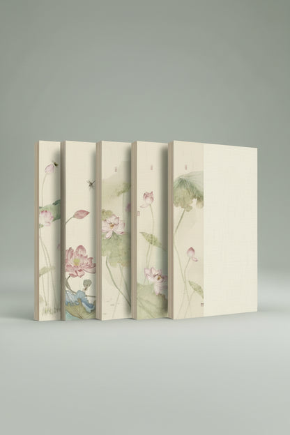 Papier d’art en Xuan - Lotus estival (semi-cuit) - HanWen Shop