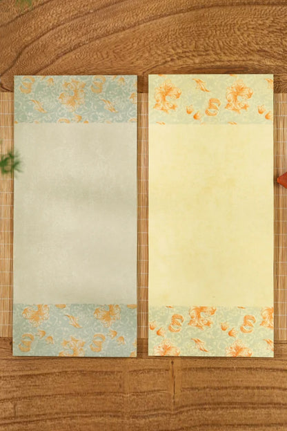 Papier de calligraphie décoré – Xuan (semi-cuit) - HanWen Shop