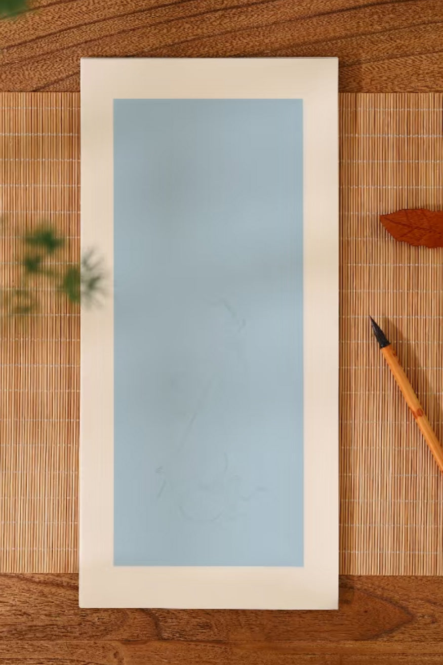 Papier de calligraphie décoré – Xuan (semi-cuit) - HanWen Shop