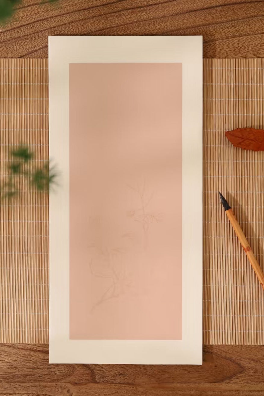 Papier de calligraphie décoré – Xuan (semi-cuit) - HanWen Shop