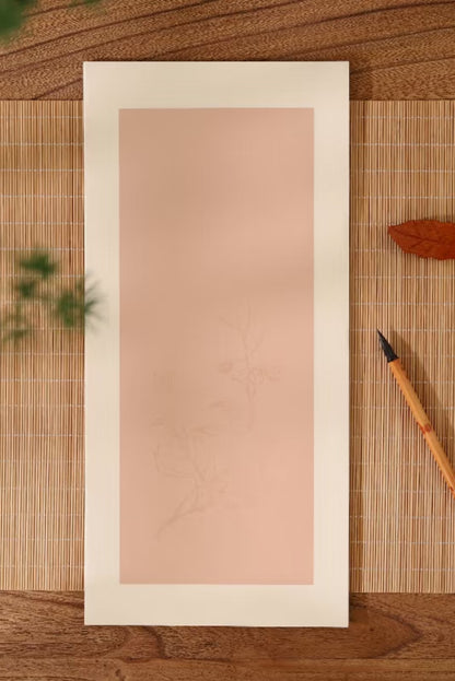 Papier de calligraphie décoré – Xuan (semi-cuit) - HanWen Shop