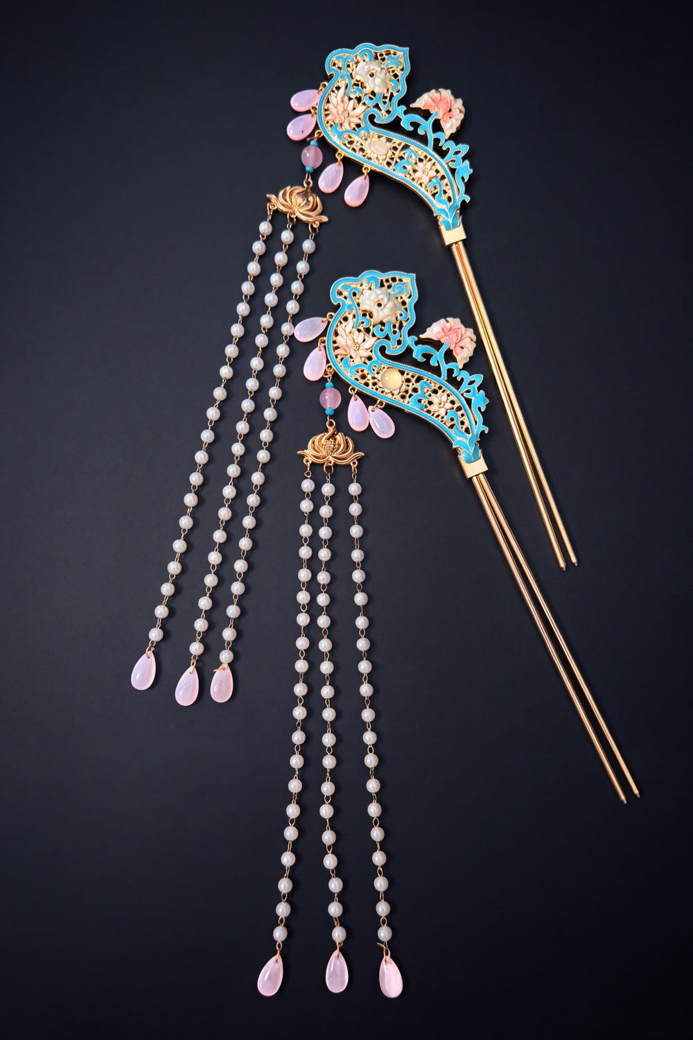 Parure d'Ornements de Cheveux Splendeur Orientale -  Set de 6 Pièces - HanWen Shop