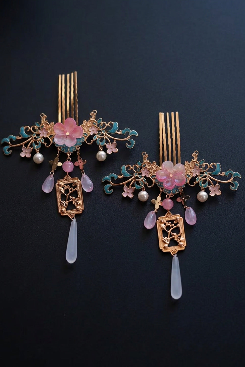 Parure d'Ornements de Cheveux Splendeur Orientale -  Set de 6 Pièces - HanWen Shop