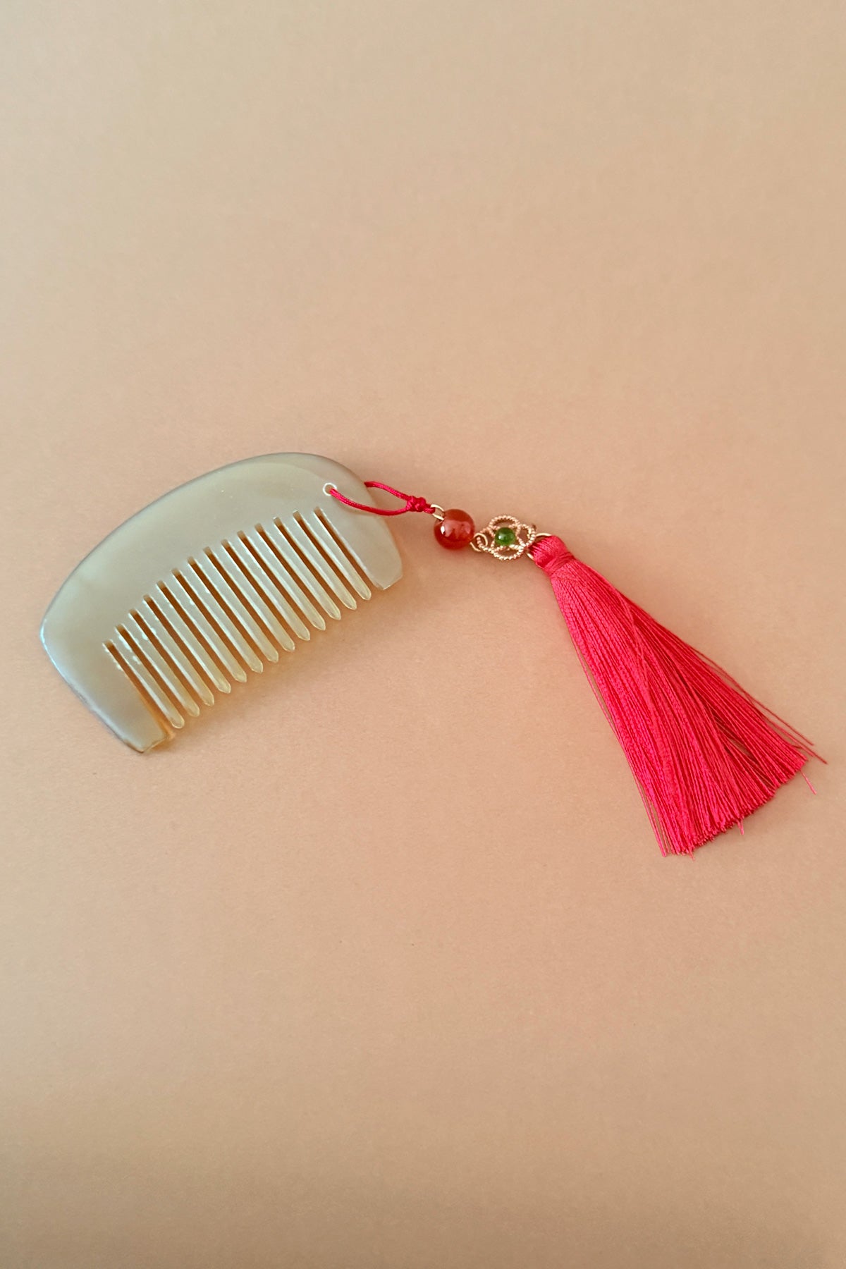 Peigne Mini en Corne Naturelle - HanWen Shop