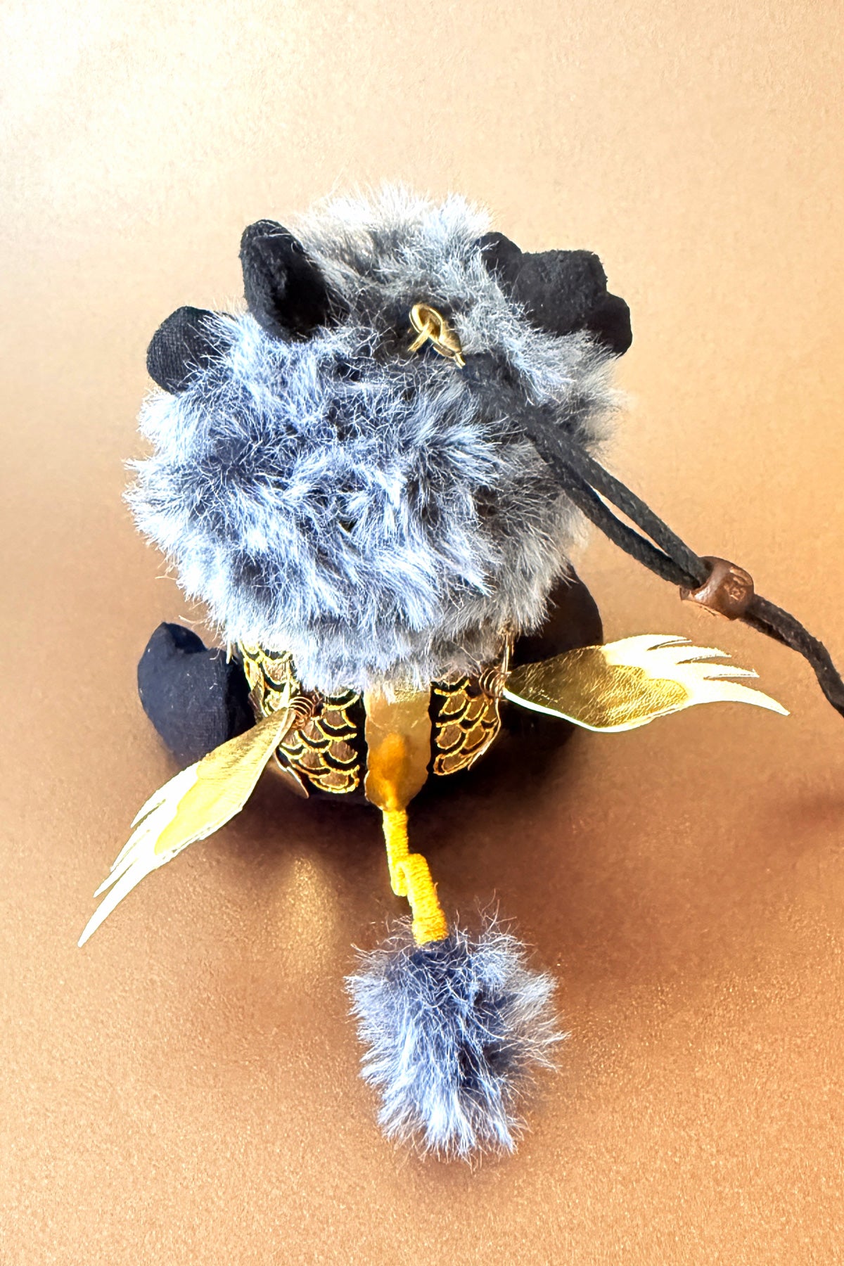 Pendentif d'Art en Broderie fait main – Kirin Impérial - HanWen Shop