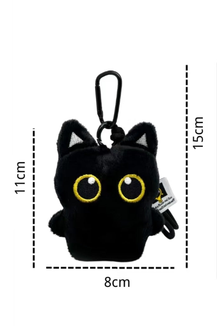Pendentif de peluche - Chat noir - HanWen Shop