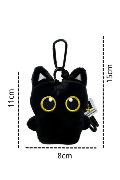 Pendentif de peluche - Chat noir - HanWen Shop
