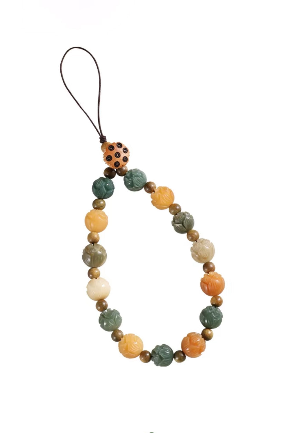 Pendentif en graines de bodhi - Chance & Prospérité - HanWen Shop