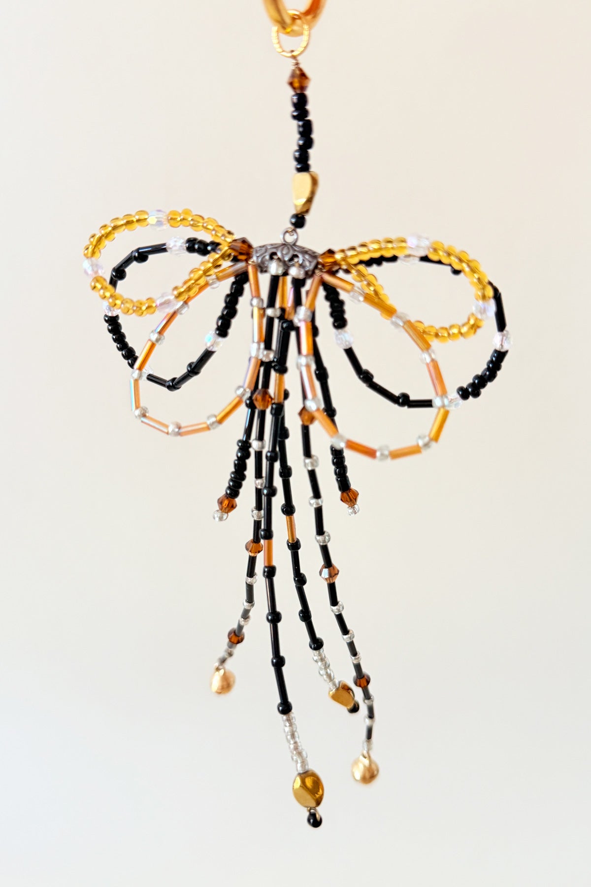 Pendentif de sac fait main – Modèles festifs - noir - HanWen Shop