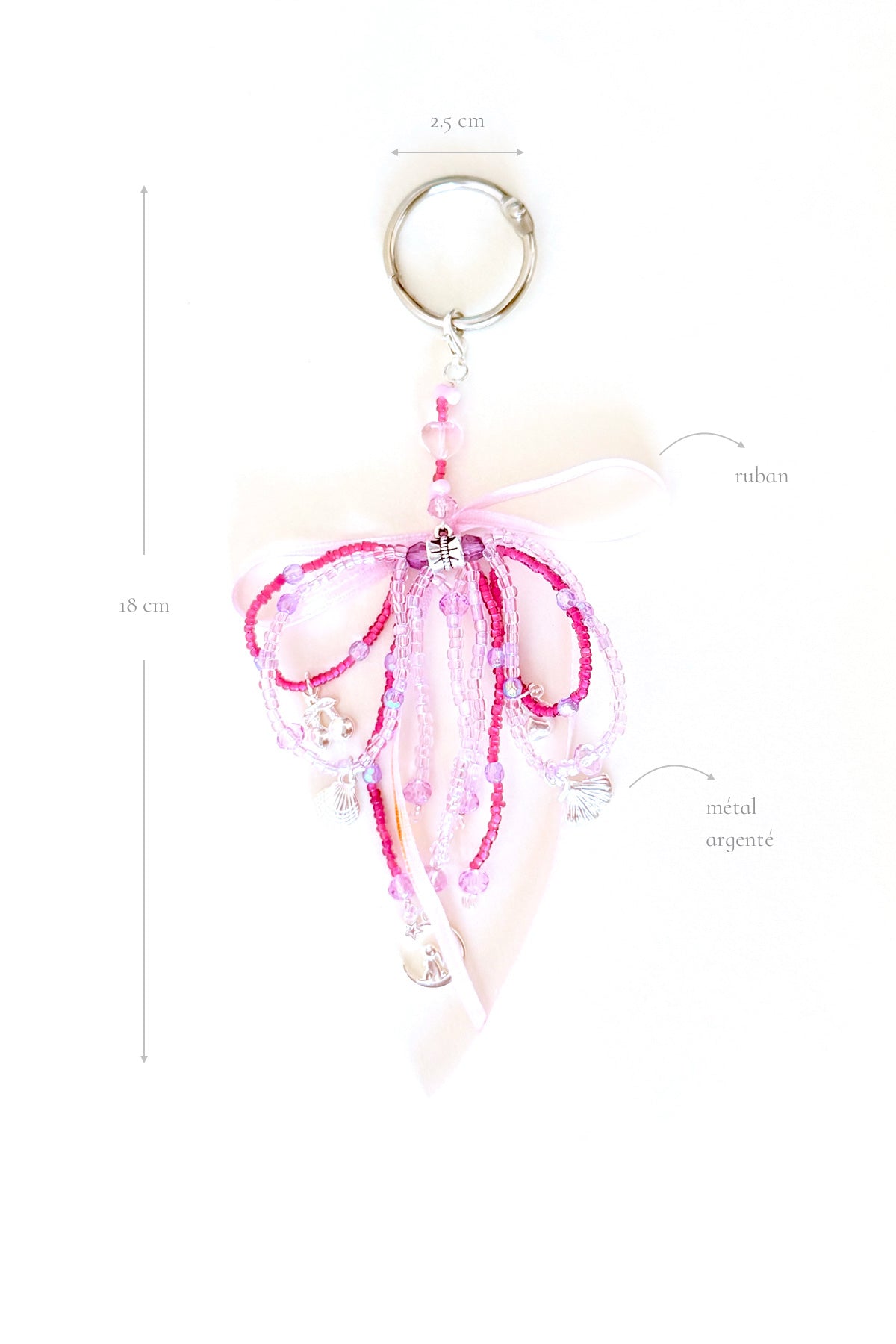 Pendentif de sac fait main – Modèles festifs - pastel - HanWen Shop