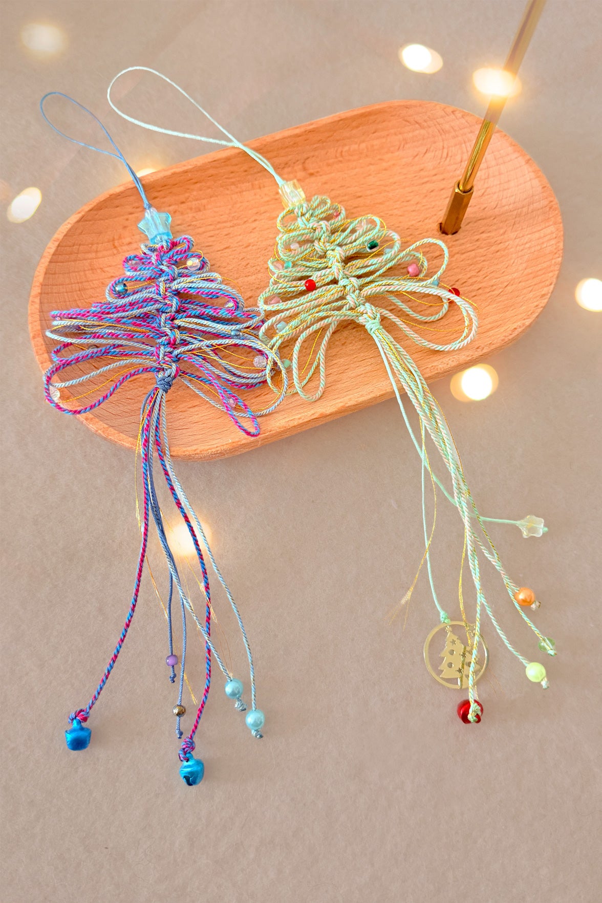 Pendentif de sac fait main – Sapin de Noël - HanWen Shop