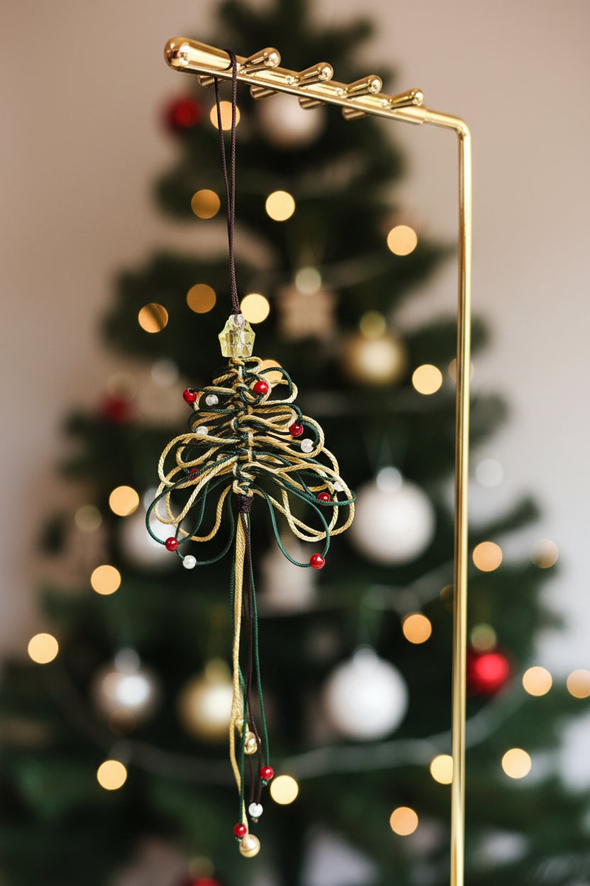 Pendentif de sac fait main – Sapin de Noël - HanWen Shop