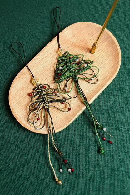 Pendentif de sac fait main – Sapin de Noël - HanWen Shop