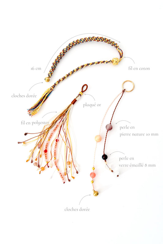 Pendentif de sac personnalisable - Écouter l'automne
