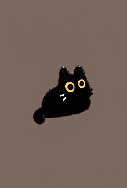 Pin - Émaillée Chat Noir - HanWen Shop