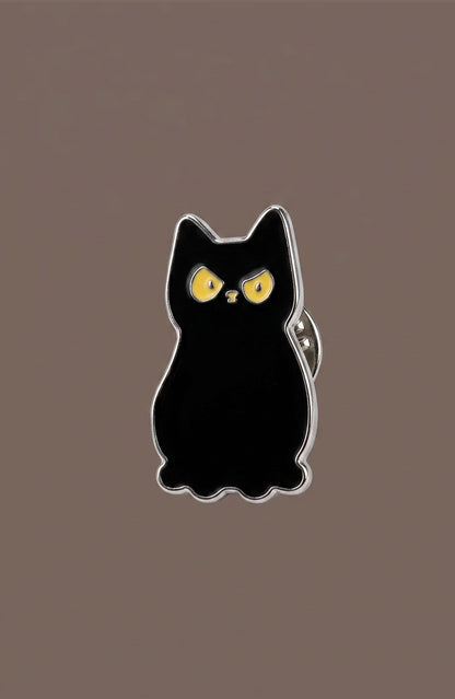 Pin - Émaillée Chat Noir - HanWen Shop