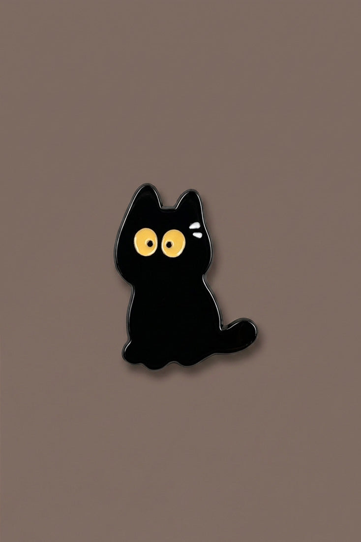 Pin - Émaillée Chat Noir - HanWen Shop