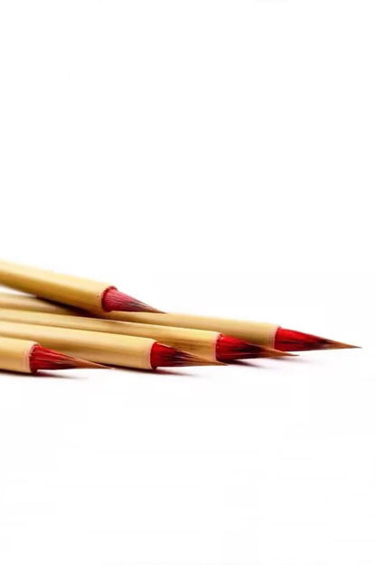 Pinceaux de calligraphie et peinture chinoise - Petit rouge - HanWen Shop