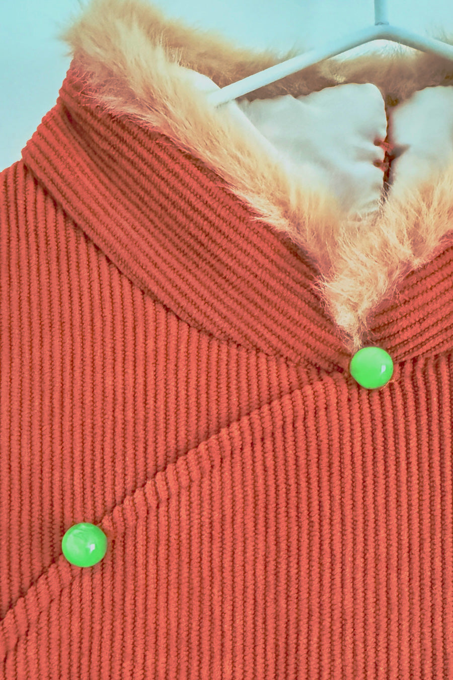 Qipao du hanfu moderne 汉元素 - Orange kaki - HanWen Shop